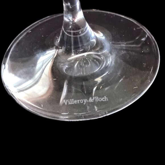 4 Villeroy & Boch Red Wine Glasses NEW Goblets Collection Entree Crystal Clear. - Picture 10 of 13